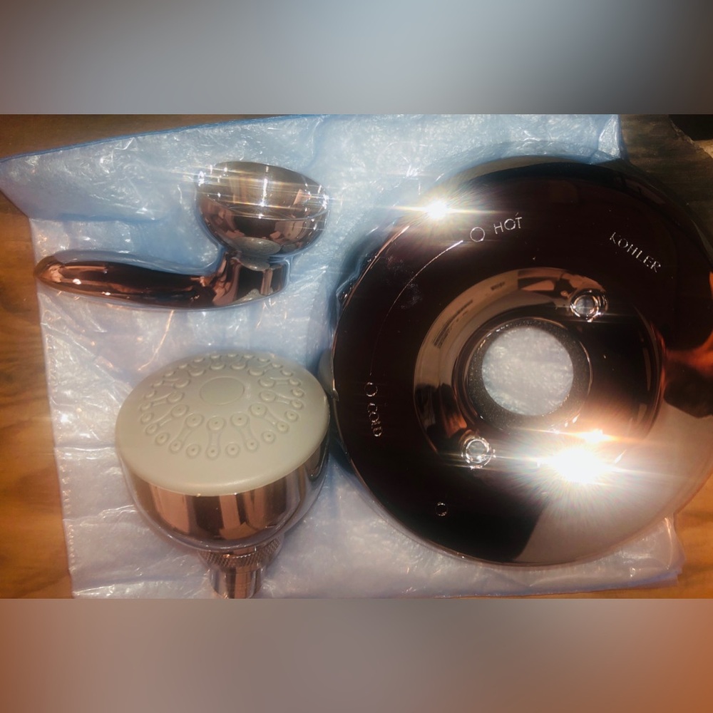 KOHLER TS15611-4-CP Coralais Rite-Temp Shower Valve Trim Lever Handle & Head NEW